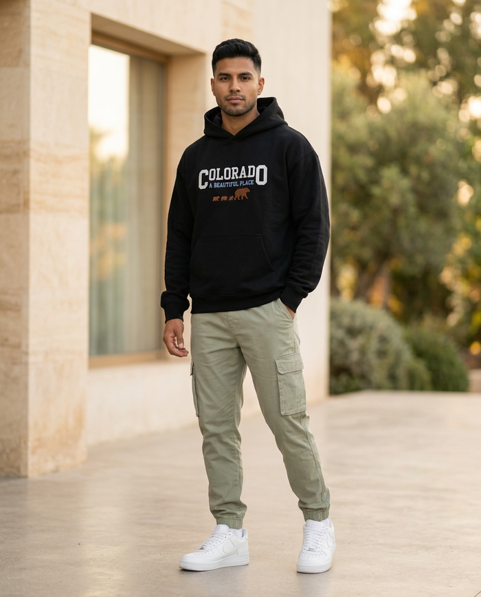 Beautiful Colorado Embroidered Hoodie