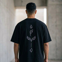 Elements Embroidered Oversized Tee