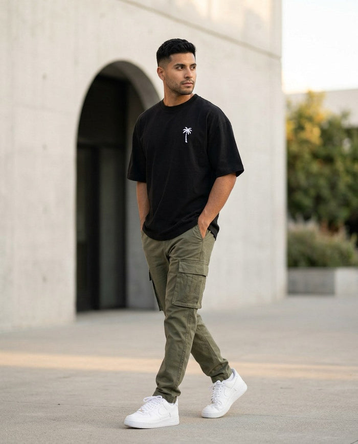 Paradise Embroidered Oversized Tee