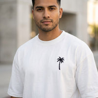 Paradise Embroidered Oversized Tee