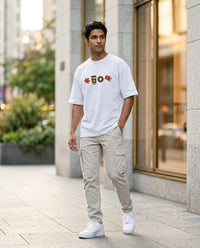 Pumpkin Spice Season Embroidered Oversized Tee