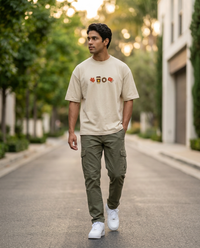 Pumpkin Spice Season Embroidered Oversized Tee