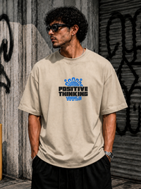 Positive Thinking Oversized Tee