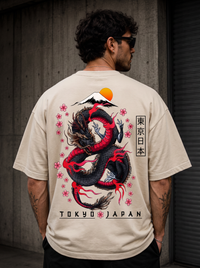 Tokyo Dragon Oversized Tee