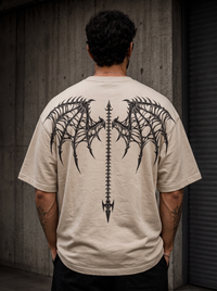 Bone Wings Oversized Tee