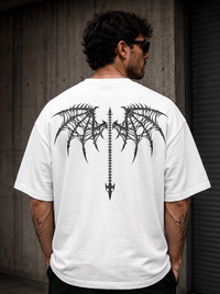 Bone Wings Oversized Tee