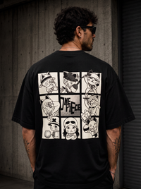 One Piece Cats Oversized Tee