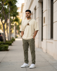 Bear With Me Embroidered Oversized Tee