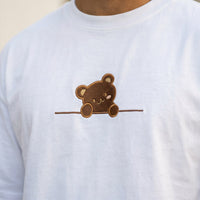 Bear With Me Embroidered Oversized Tee