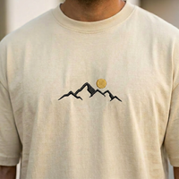 Golden Hour Embroidered Oversized Tee