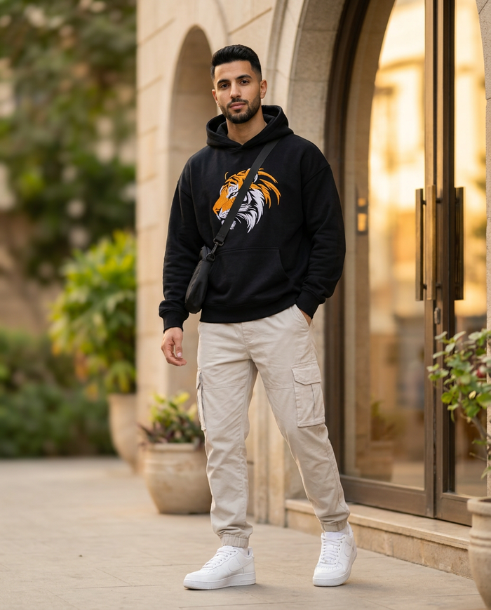 Half Wild Embroidered Hoodie