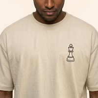 King's Gambit Embroidered Oversized Tee