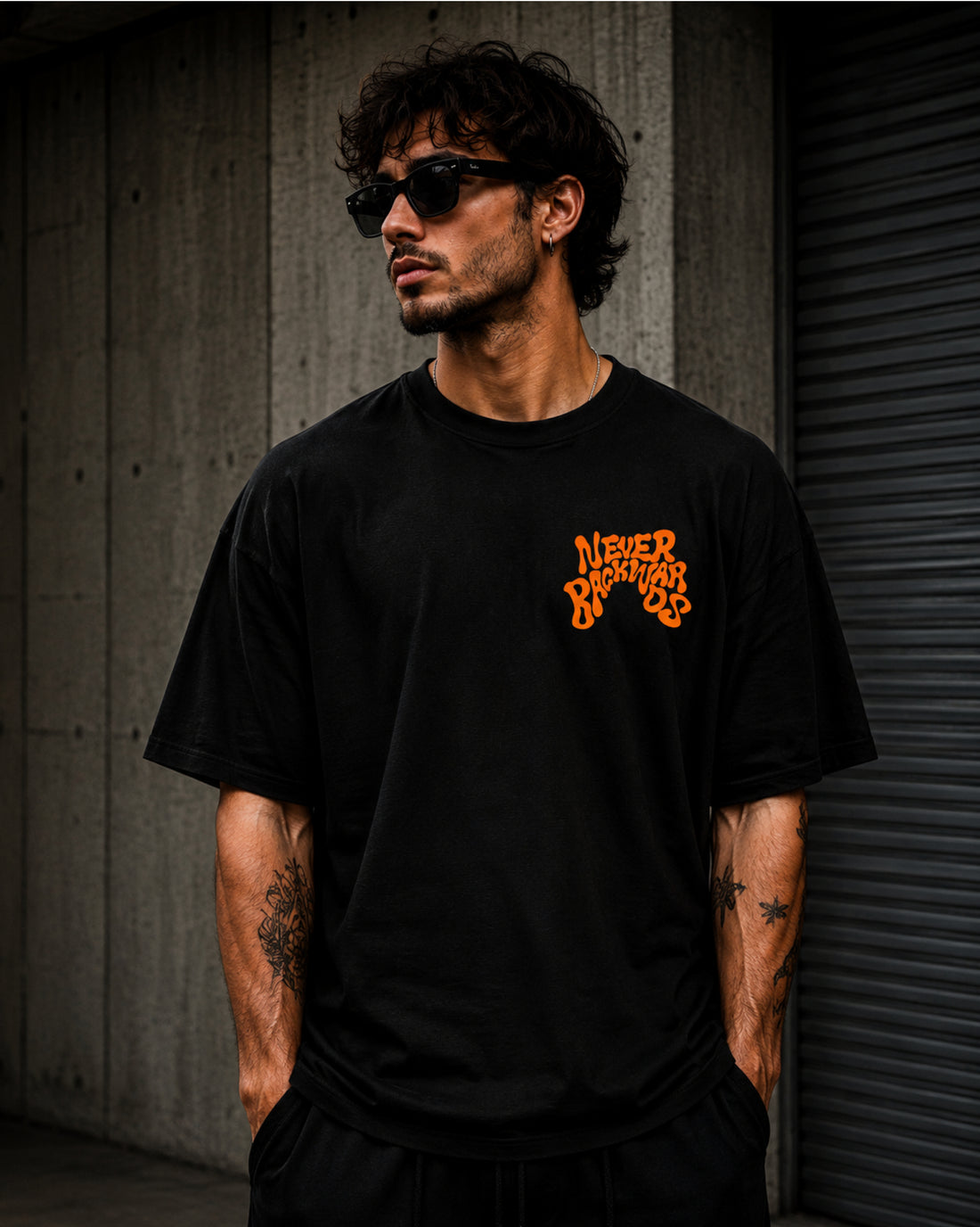 Never Backwards Oversized Tee