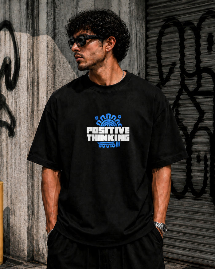 Positive Thinking Oversized Tee
