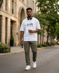 Tokyo Lines Embroidered Oversized Tee