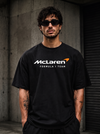 Orange Racer Oversized Tee