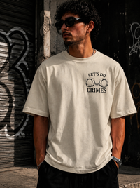 Let's Do Crimes Oversized Tee