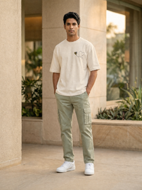 Bee Mine Embroidered Oversized Tee