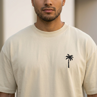 Paradise Embroidered Oversized Tee