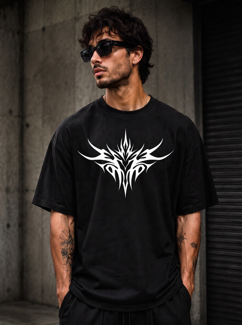 Bat Sigil front black