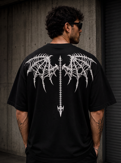 Bone Wings back black