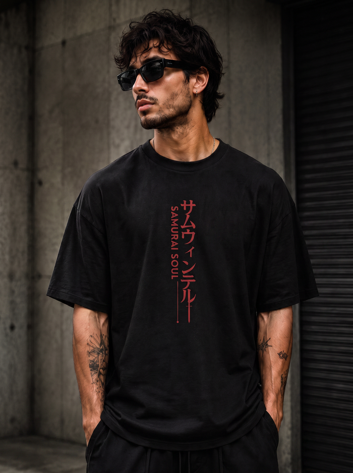 Samurai Soul Oversized Tee
