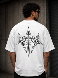 Gothic Tribal Oversized Tee